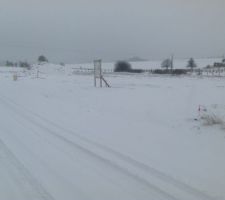 Quelques centimètres de neige, c'est bien le moment !
