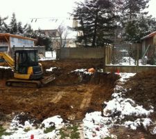 Terrassement en cours
