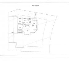 Plan de notre maison plein pied.