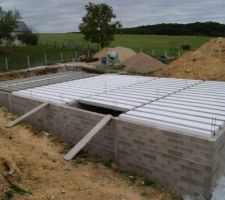 Hourdis presque finis de posé