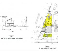 Vue en plan maison futur garage