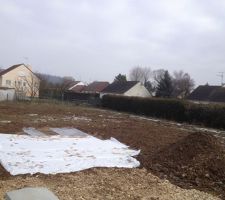 Accès chantier géotextile