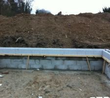 Dernier rang du VS pour installation des dalles