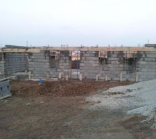 Vue de devant de la maison