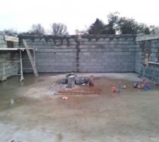 Vue du coin nuit et du salon-s&eacute;jour