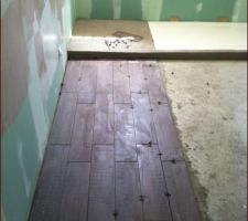 Carrelage imitation parquet