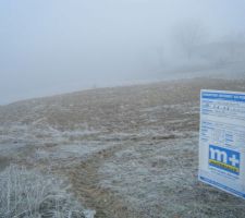 Il a fait une bonne gel&eacute;e cette nuit, et le brouillard est &agrave; couper au couteau !