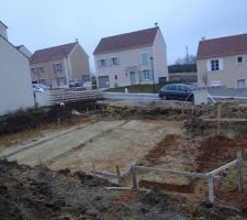 Fin de la première journée du chantier :)
