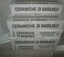 Carrelage chambres, suite parentale/dressing.