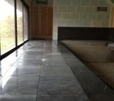 Les plages de la piscine