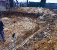 Fondations gorgées d'eau