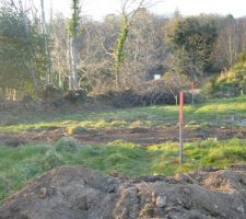 Acc&egrave;s chantier fait par nos soins (merci &agrave; la famille) et mises en place des chaises