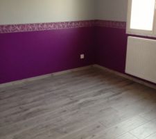 Le parquet dans notre chambre