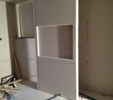 Chambre parentale niche Tv   dble Dressing