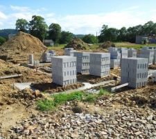 Le début de la construction