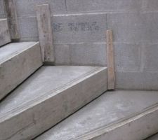 Escalier du sous sol fini