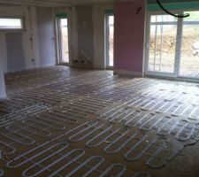 Plancher chauffant rdc