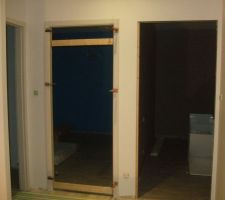 Pose des portes int&eacute;rieures