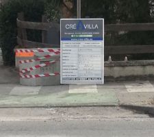 Panneau permis de construire