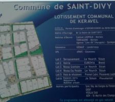 Entr&eacute;e du lotissement de Keravel