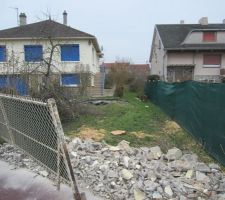 Cr&eacute;ation d'une ouverture pour acc&eacute;der &agrave; notre terrain