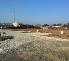 Rue depuis le lotissement voisin