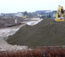 Enfin du mouvement sur le terrain...