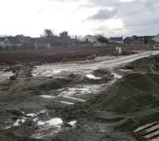 Disparus les monticules de terre de la viabilisation