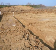 Les tranch&eacute;es pour les fondations !