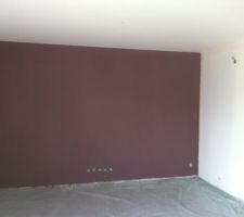 Mur du coin TV
Couleur : Choco noisette