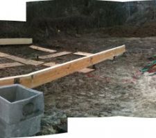 Pose du plancher bas