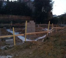 D&eacute;but des fondations !