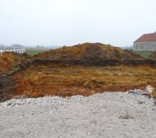 D&eacute;but du terrassement