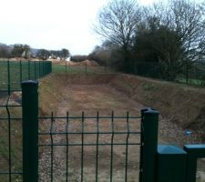 Bassin de recup&eacute;ration d'eau de pluie du lotisssement