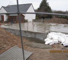 Et voilà le plancher de notre maison !!