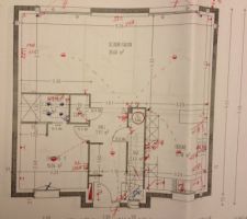 Plan rdc modifié (garage transfomer en chambre)