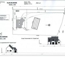 Implantation d&eacute;finitive de la maison sur le terrain