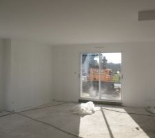 Salon vue de la salle à manger