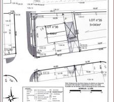 Plan d'implantation de la maison