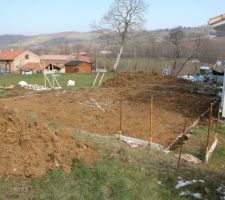 Le tracer des fondations