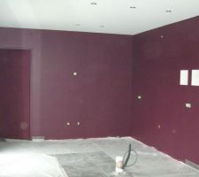 Peinture cuisine "aubergine"