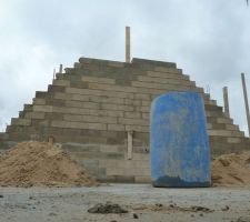 Pignon c&ocirc;t&eacute; garage