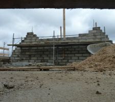 Le nouveau pignon, c&ocirc;t&eacute; s&eacute;jour