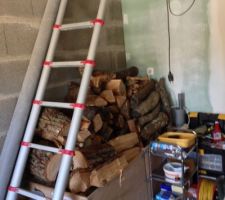 Rangement de mon stère de bois...