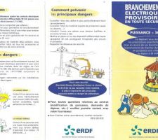 Exigences du compteur de chantier