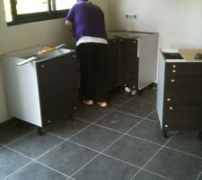 Pose de cuisine