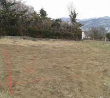Implantation de la maison avec le terrassier