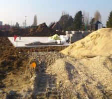 Remblais des terres..