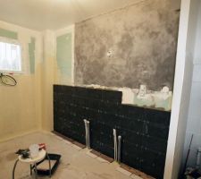 Le carrelage est gris fonc&eacute; il me semble, il apparait noir ici ...