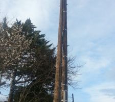 Poteau EDF &agrave; d&eacute;placer